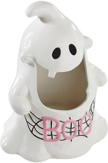Butlers Halloween General Use Jar with Lid Ceramic White 28x21cm