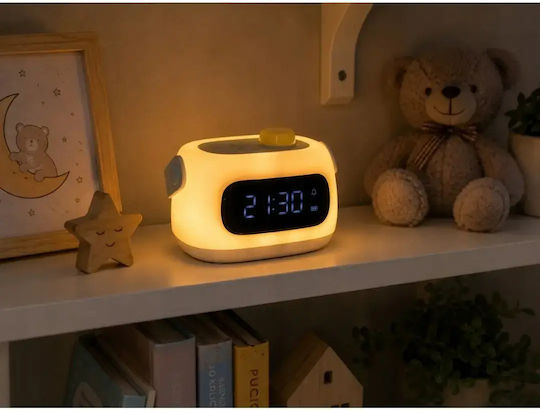 Verk Group Digital LED Tabletop Clock with Alarm Clock