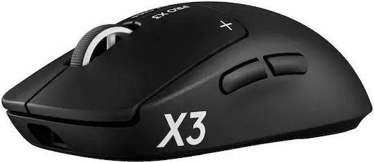 Logitech Pro X3 Superstrike Ασύρματο Gaming Ποντίκι 48000 DPI Midnight Black