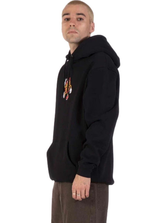 Dot Guy Front Hoodie Schwarz