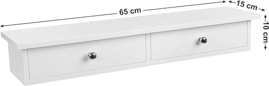 Ράφι Λευκό 65x15x10εκ.