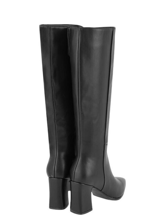 Women's High-Heeled Boots Black