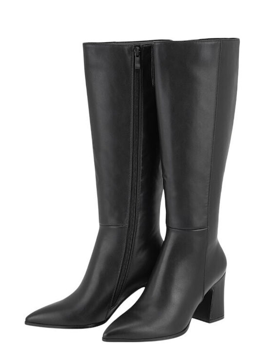 Women's High-Heeled Boots Black