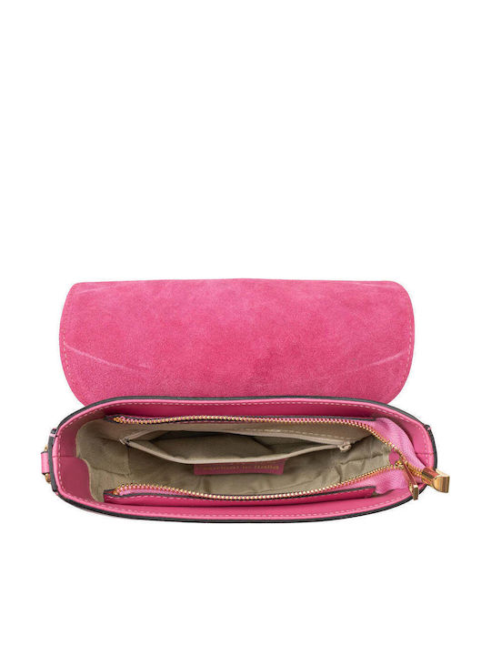 Mirabel Leather Women's Shoulder / Crossbody Bag Fuchsia
