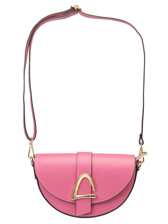 Mirabel Leather Women's Shoulder / Crossbody Bag Fuchsia