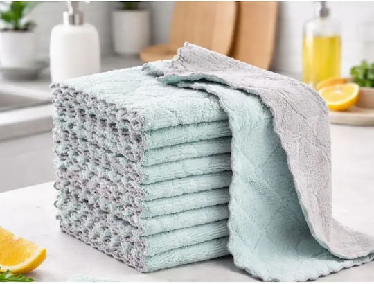 Microfiber Cloths 23 X 23 Cm for Cleaning & Drying – Set of 10 Pieces