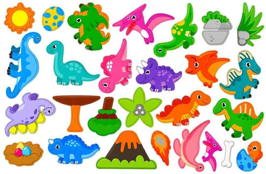 Kids Puzzle Dinosaurs 30pcs Lean Toys