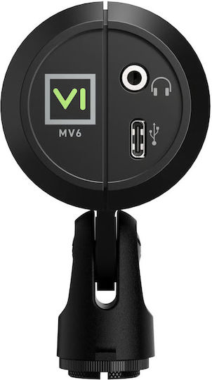 Shure MV-6 Gen2 Dynamisches Tischmikrofon mit USB Typ-C für Gesang
