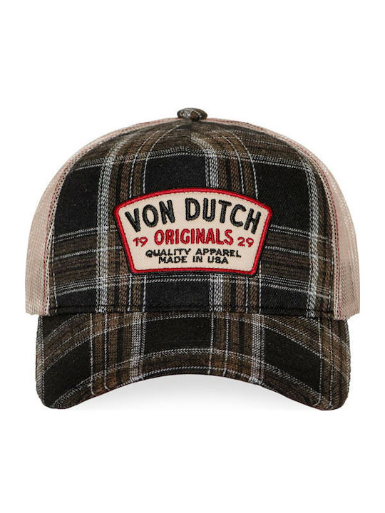 Von Dutch карирана шапка с козирка Von Dutch карирана шапка с козирка