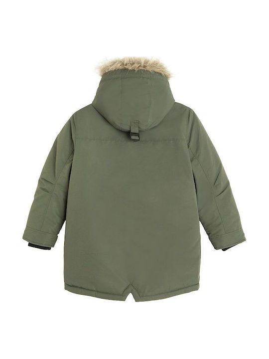 Kids’ Casual Short Green Jacket