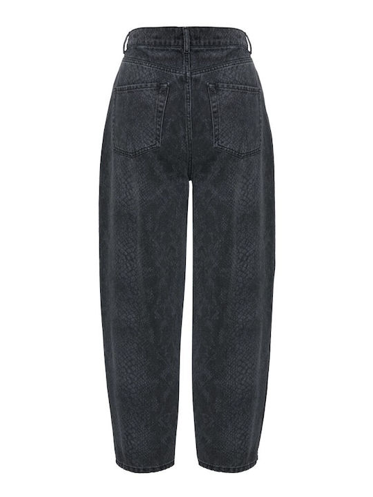 High-Rise Women's Jeans in Regular Fit Black