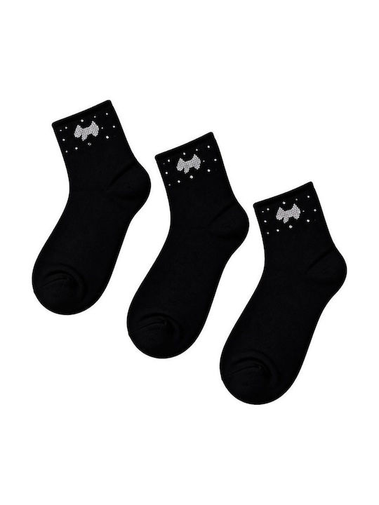 Esthisis Дамски Чорапи Черни 3Pack