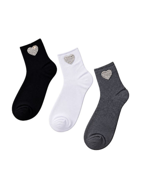 Esthisis Damen Socken Mehrfarbig 3er-Pack