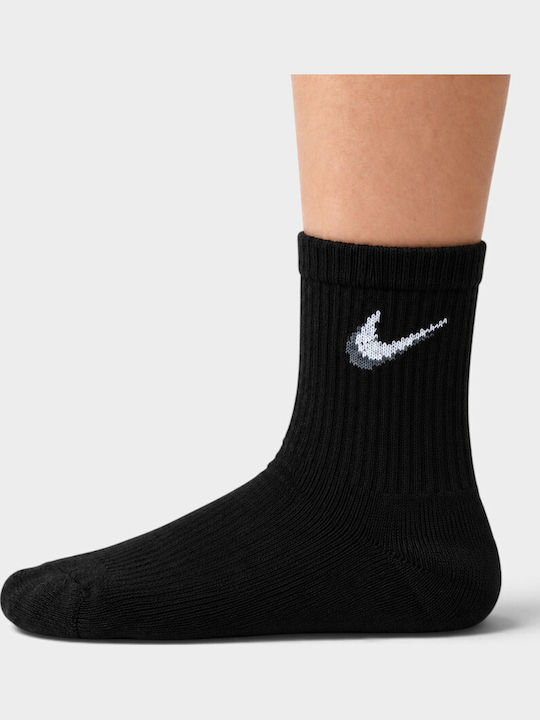 Design Socks Παιδικές Κάλτσες Αθλητικές Μαύρο 6 Ζευγάρια