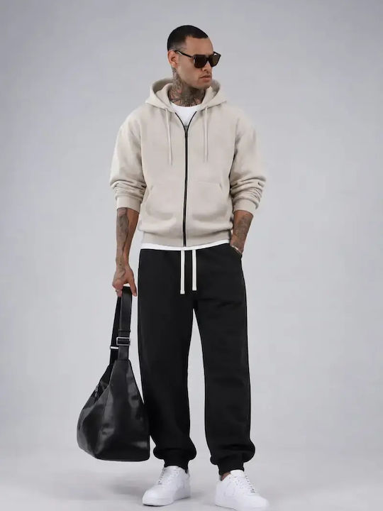 Black Sweatpants with Elastic Waistband