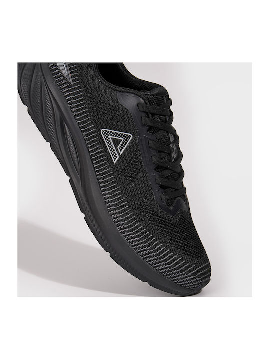 3170560007-NEGRU Pantofi Sport de Alergare pentru Bărbați Negri