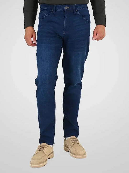 Мъжки еластични дънки Regular Fit тъмносини