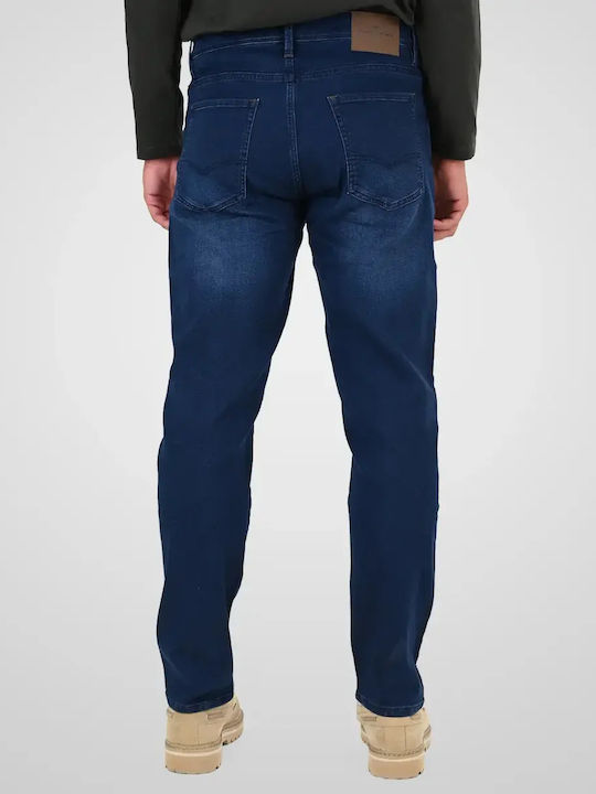 Мъжки еластични дънки Regular Fit тъмносини
