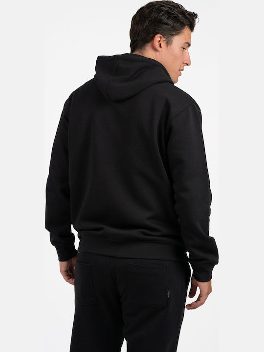 Men’s Athletic Hooded Jacket Black