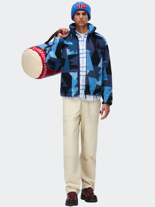 Men's Blue Fleece Jacket