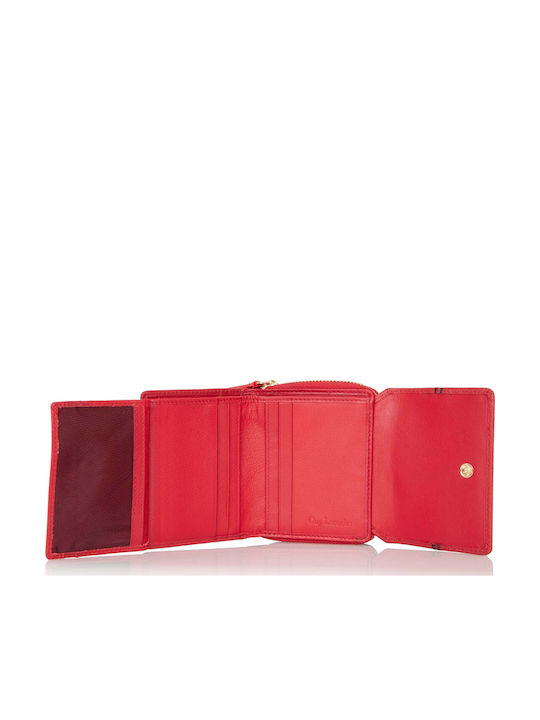 Leather Women's Wallet Red