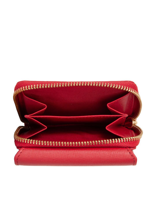 Leather Women's Wallet Red