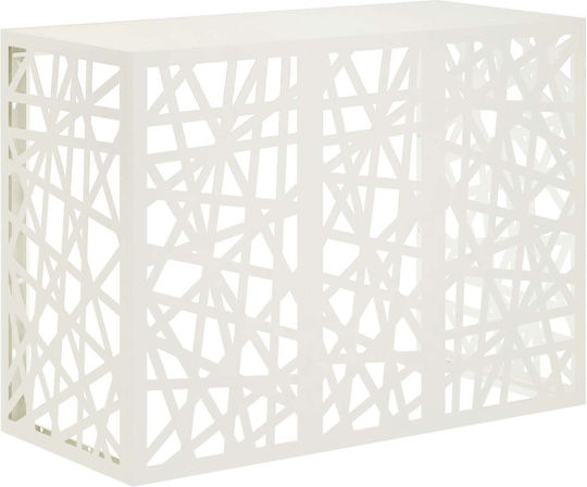 Air Conditioner Cover White 110 X 50 X 80 Cm Steel 8014165 White