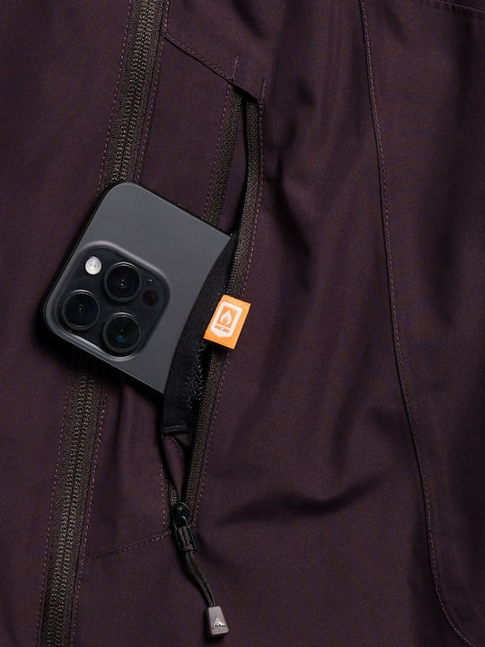 Burton Reserve 2l Insulated 302531E5C Ανδρικό Μπουφάν για Σκι & Snowboard Καφέ