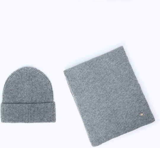 Women's Knitted Beanie in Blue