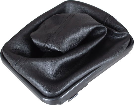 Fiat Grande Punto 05–13 Schaltmanschette Schwarz + Schwarzer Rahmen