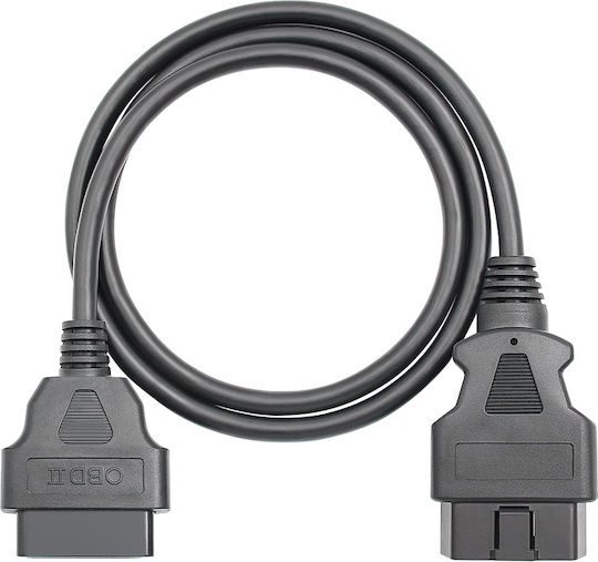 Techstar Obd2 Extension Cable 100 Cm Male-female 16 Pin 26awg