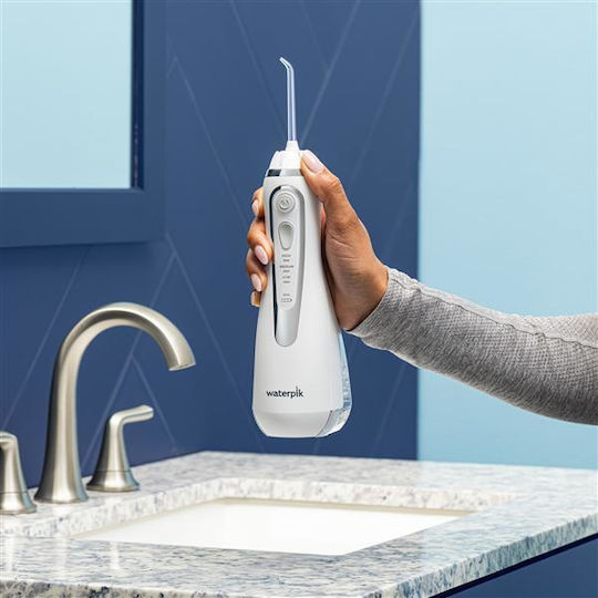 Waterpik Irigator Bucal 210ml Reîncărcabil & Impermeabil Alb WP-580EU