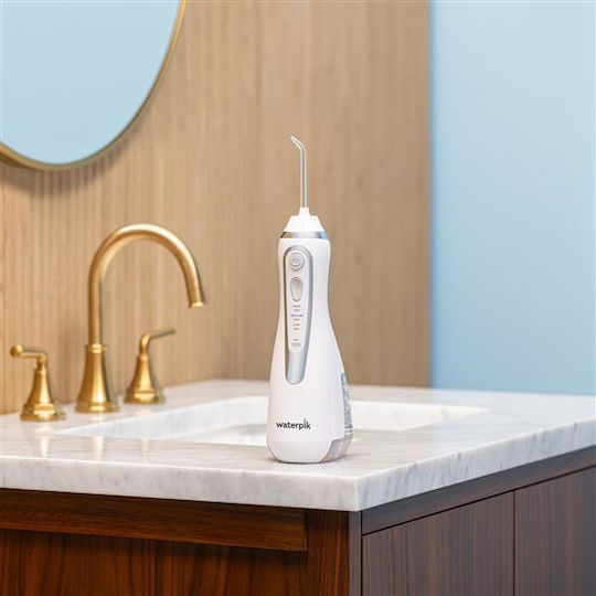 Waterpik Irigator Bucal 210ml Reîncărcabil & Impermeabil Alb WP-580EU