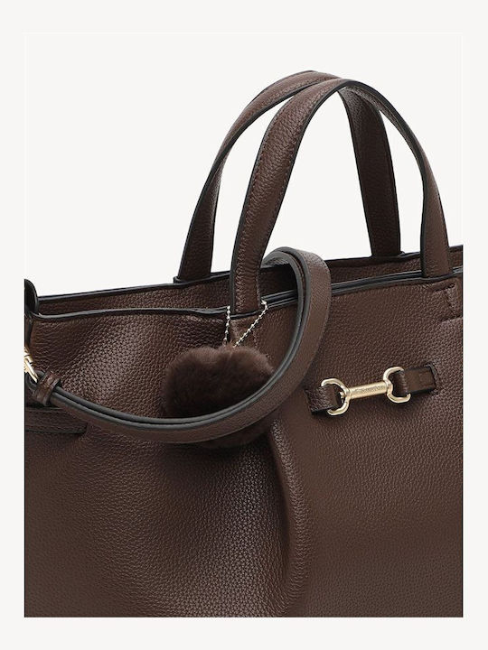 Damenhandtasche / Schultertasche Braun