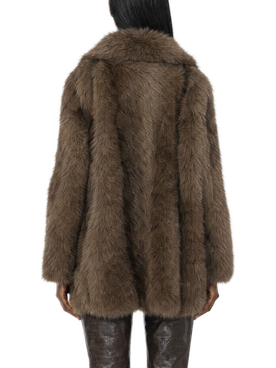 Matchbox Long Women's Fur Camel