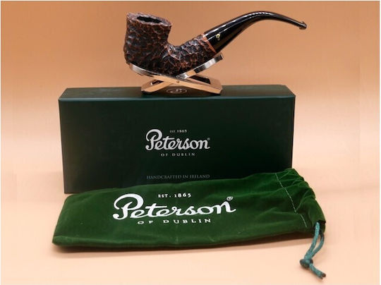 Peterson Aran Rusticated 05 Fishtail Πίπα Καπνού