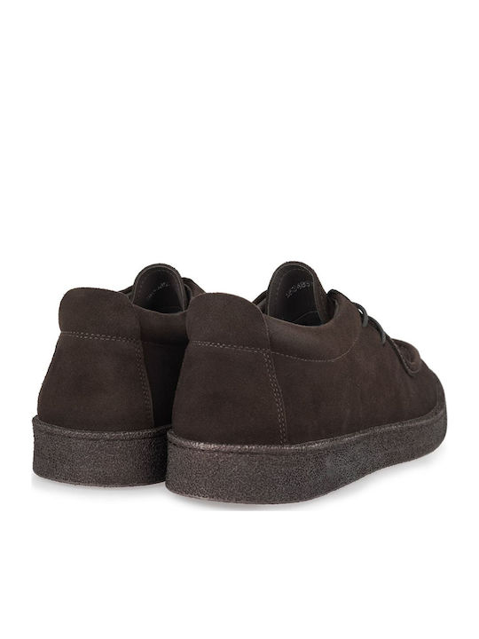 Suede Men's Casual Shoes Brown