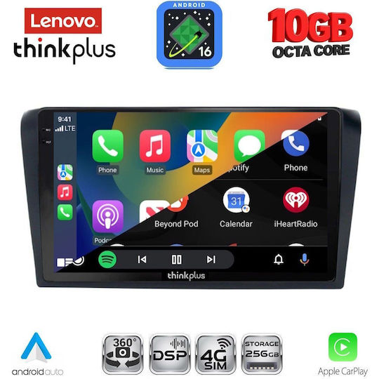 Lenovo Ltm 11365_cpa 9-Zoll-Multimedia-Tablet Mazda 3 Mod. 2003–2008