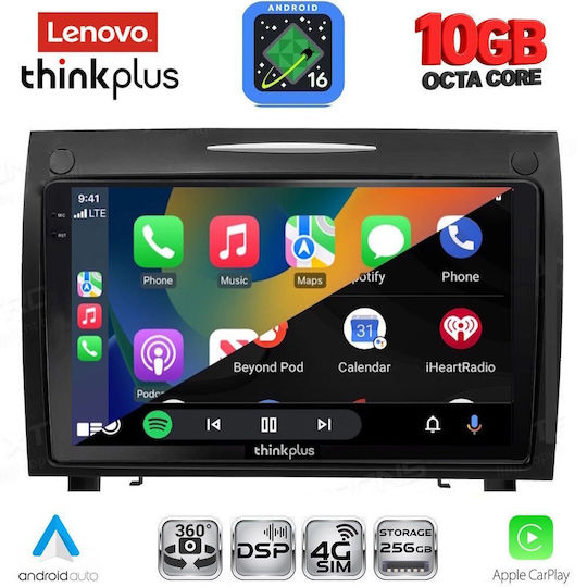 Lenovo Ltm 11419_cpa 9-Zoll-Multimedia-Tablet Mercedes SLK R171 Modell 2004–2010