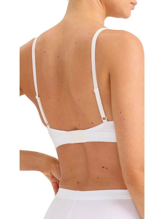 Active Essentials Γυναικείο Αθλητικό Μπουστάκι White με Ελαφριά Ενίσχυση