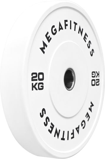 MegaFitness Бъмпър Диск Олимпийски Тип Гумен 1 x 20 kg Ф50 mm