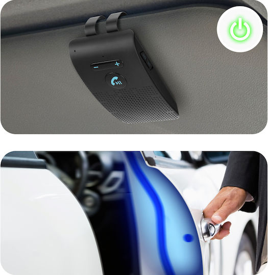Megafon Bluetooth Auto Vibrație Recunoaștere Apel DSP & Conectare 2 Dispozitive Q-dh03 Andowl