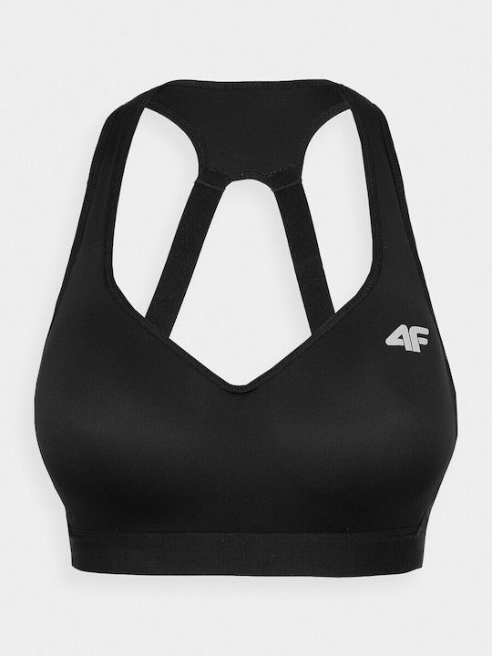 Femei Atletic Sutien sport Negru cu Căptușeală ușoară