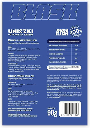Uniszki Λιχουδιά Σκύλου με Ψάρι 90gr