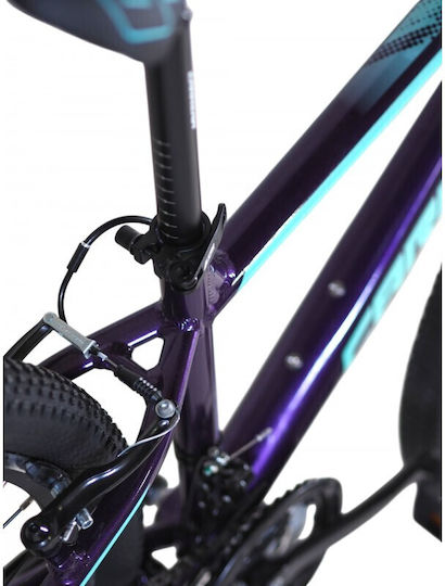 26" Μωβ Mountain Bike με 21 Ταχύτητες