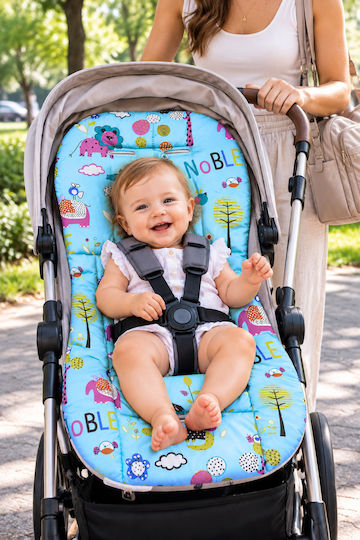 Queen Mother Kinderwagenmatratze Hellblau