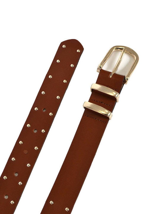 Дамски кожен колан CHESTNUT 8635.9005.Ν-кестеняв