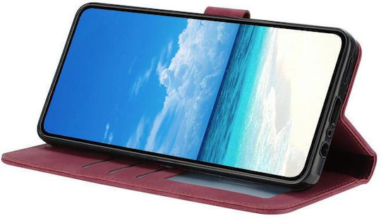 Θήκη Wallet Rose Flower Motorola Moto G86 Power Red