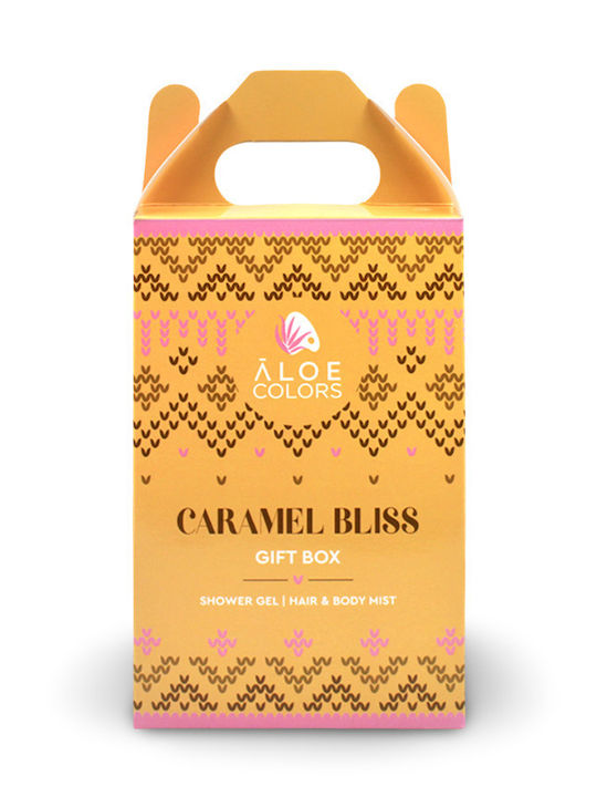 Aloe Colors Caramel Bliss Комплект за грижа за Хидратация и Почистване на тялото 2 бр