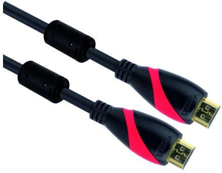 Vcom CG525D HDMI-Kabel M auf HDMI M 20m Schwarz V1.4 Vergoldete Stecker Ferritkern